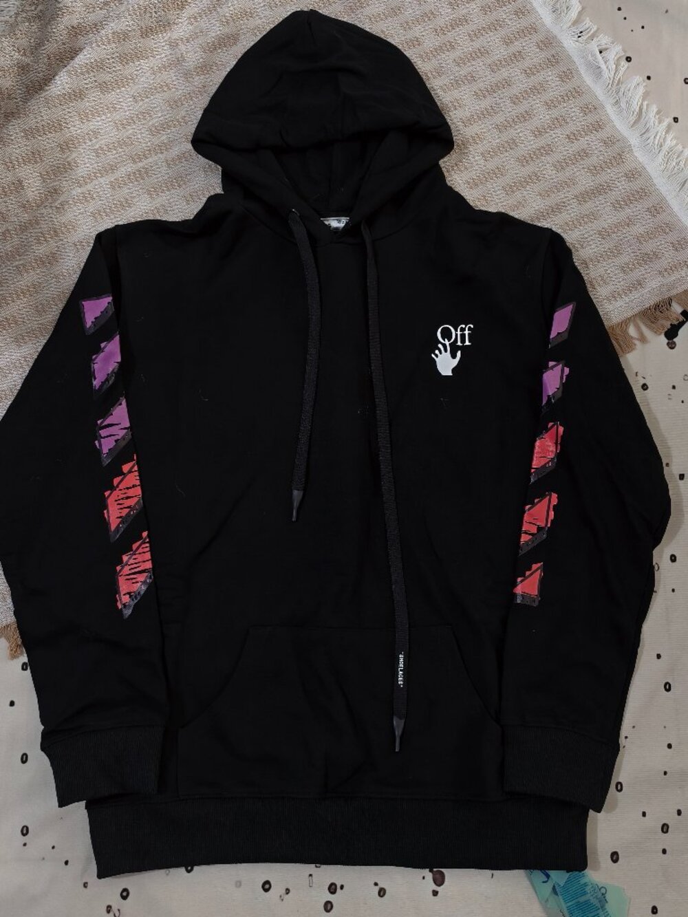 Off-White Black/Purple Arrow Hoodie
